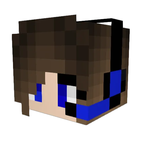 meala00 Minecraft avatar head, 3D render