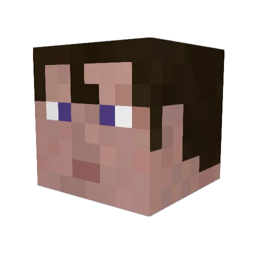mealeypower87 Minecraft avatar head, 3D render