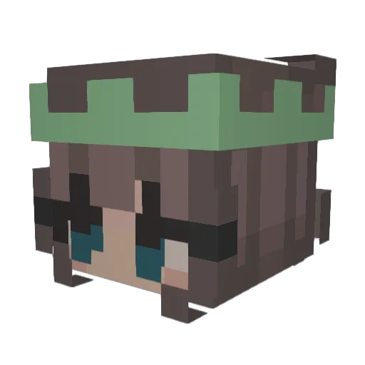 mealz04 Minecraft avatar head, 3D render