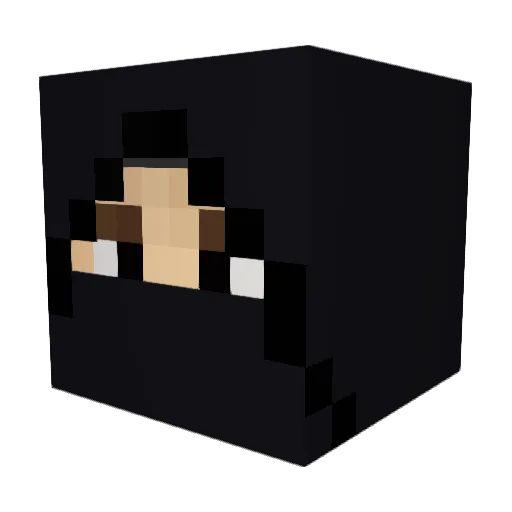 meanbean101 Minecraft avatar head, 3D render