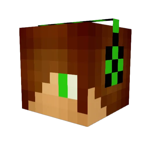 meanboys32 Minecraft avatar head, 3D render