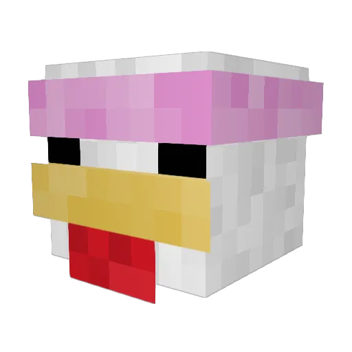 meandaddy1 Minecraft avatar head, 3D render