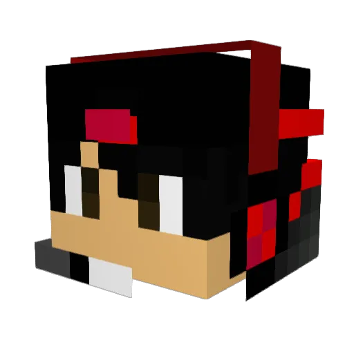 meandher78 Minecraft avatar head, 3D render