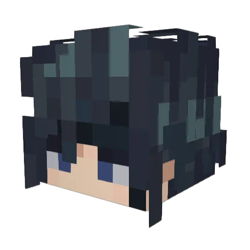 meanelliott Minecraft avatar head, 3D render