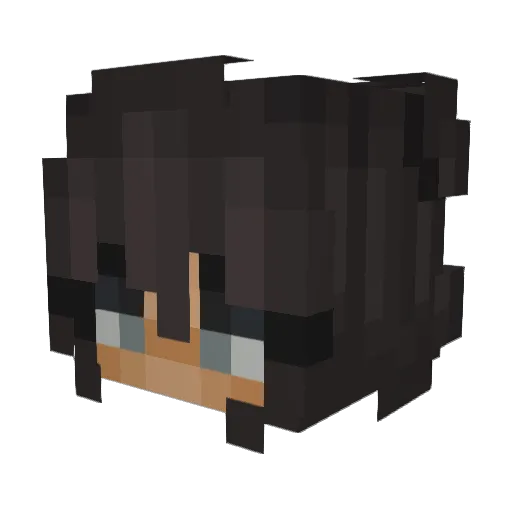 meaniehailey Minecraft avatar head, 3D render