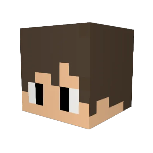 mearize Minecraft avatar head, 3D render