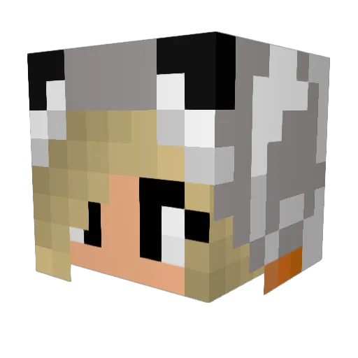 mearth25 Minecraft avatar head, 3D render