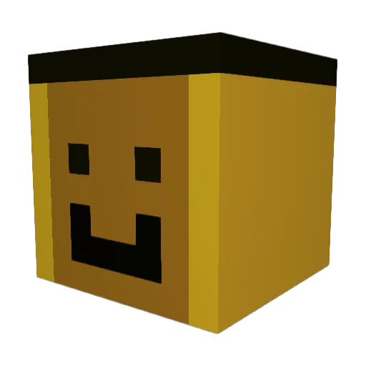 meastypee Minecraft avatar head, 3D render