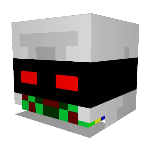 meatball812 Minecraft avatar head, 3D render