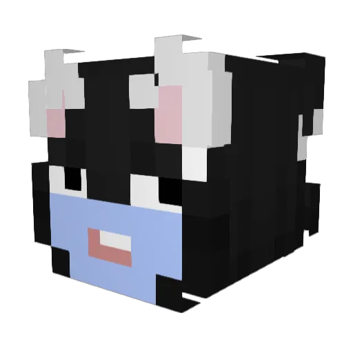 meatbirdeatbird Minecraft avatar head, 3D render