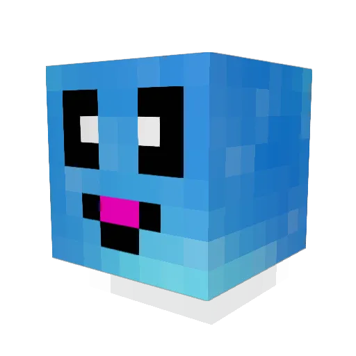 meatypancakes64 Minecraft avatar head, 3D render