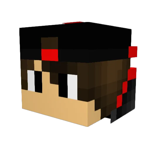 mechagamer111 Minecraft avatar head, 3D render