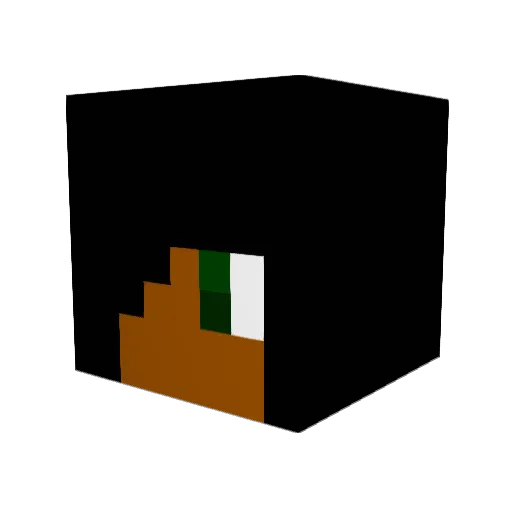 mechashiva77 Minecraft avatar head, 3D render