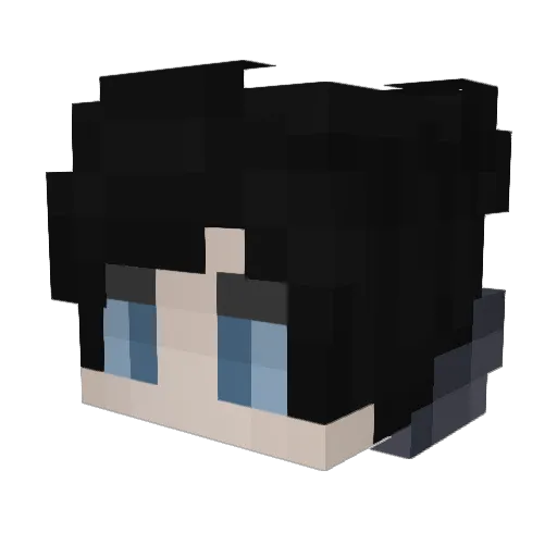 mechite Minecraft avatar head, 3D render