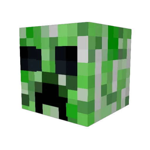 mechkinley0 Minecraft avatar head, 3D render
