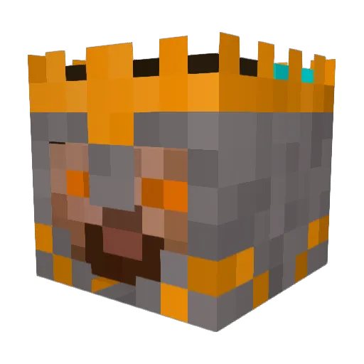 mechwarrior175 Minecraft avatar head, 3D render