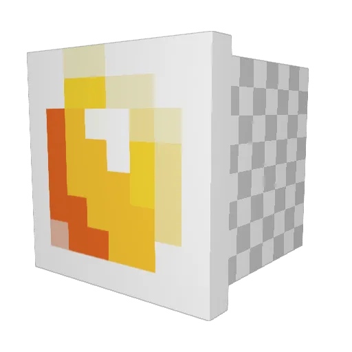 medamayaKING Minecraft avatar head, 3D render