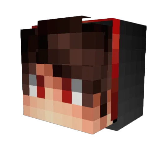 medd0r Minecraft avatar head, 3D render