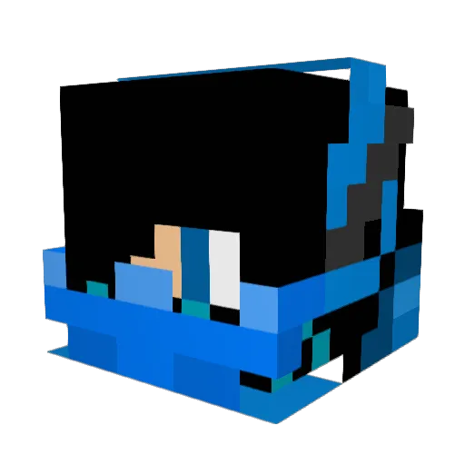 mediacrafteur29 Minecraft avatar head, 3D render