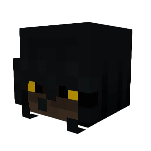 mediaevant Minecraft avatar head, 3D render