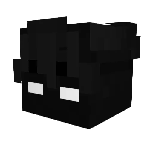 medinayz Minecraft avatar head, 3D render
