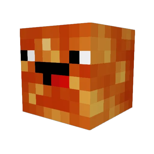 meditating_frog Minecraft avatar head, 3D render