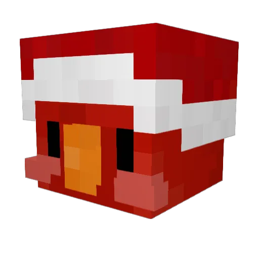 mediumduck Minecraft avatar head, 3D render