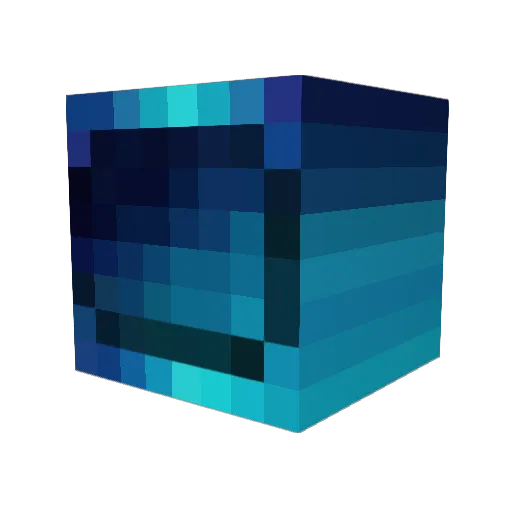 mediumemish Minecraft avatar head, 3D render