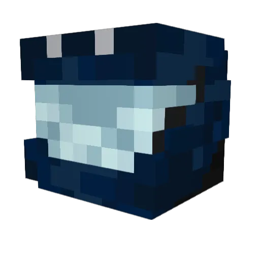medler Minecraft avatar head, 3D render