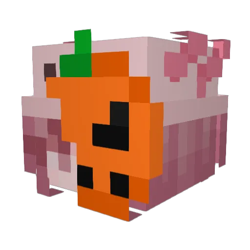medontlikemyself Minecraft avatar head, 3D render
