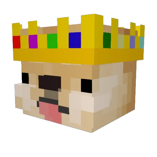 medved_maxim Minecraft avatar head, 3D render