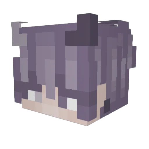 meecoo Minecraft avatar head, 3D render