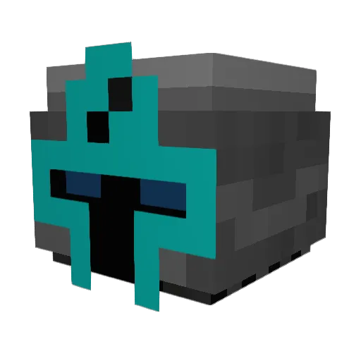 meeemeeeeeee Minecraft avatar head, 3D render