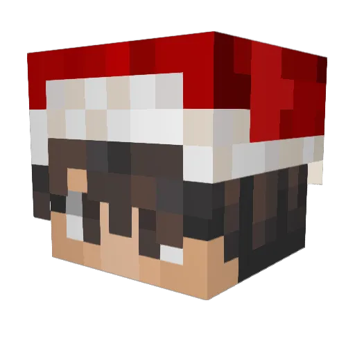 meegamax Minecraft avatar head, 3D render
