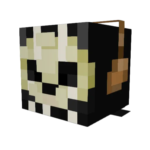 meemmoon Minecraft avatar head, 3D render
