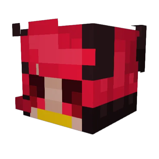 meemsie1 Minecraft avatar head, 3D render
