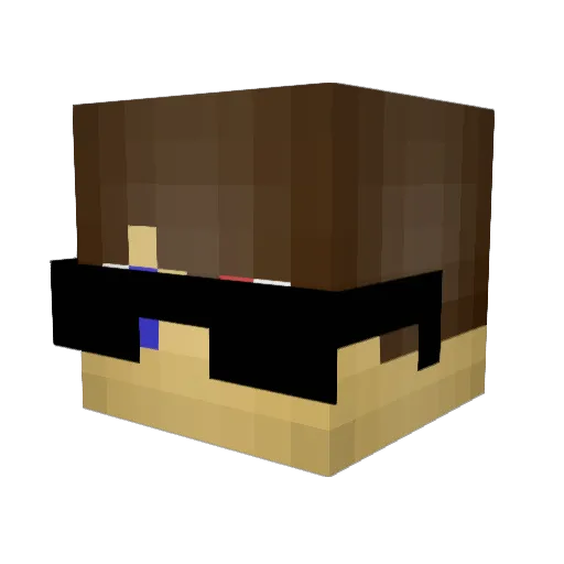 meeob Minecraft avatar head, 3D render