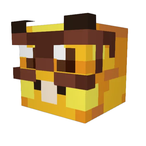meep0290 Minecraft avatar head, 3D render