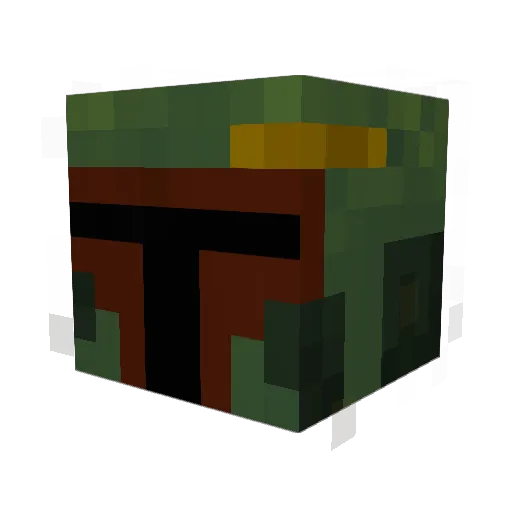 meepXmeept Minecraft avatar head, 3D render