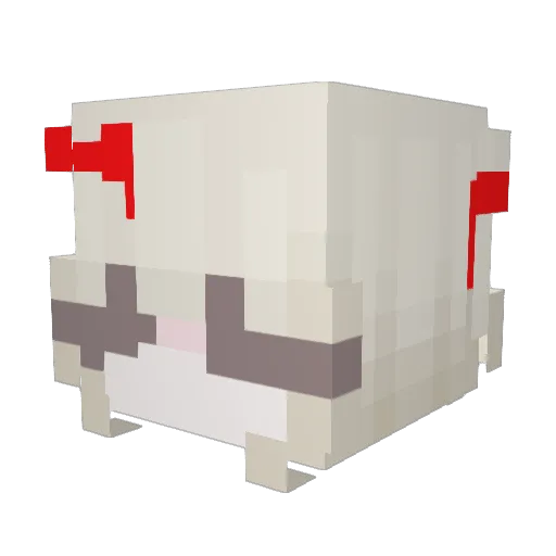meepii Minecraft avatar head, 3D render