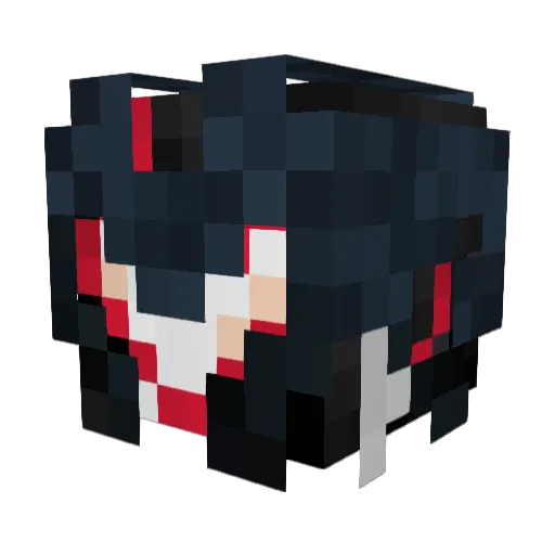 meepmeeeeeep Minecraft avatar head, 3D render