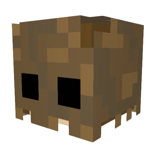 meepmeept Minecraft avatar head, 3D render