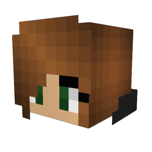 meeshka12 Minecraft avatar head, 3D render