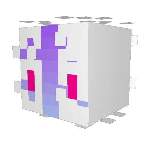 meeskees800 Minecraft avatar head, 3D render