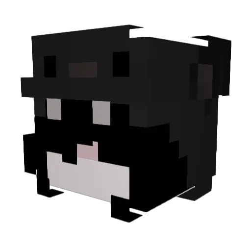 meewbo Minecraft avatar head, 3D render