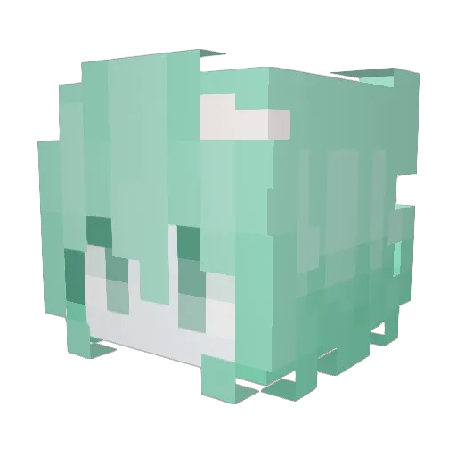 meewdo Minecraft avatar head, 3D render