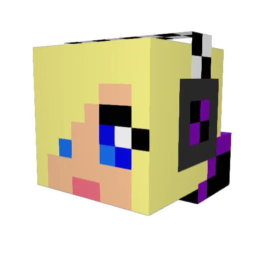 mega141998 Minecraft avatar head, 3D render