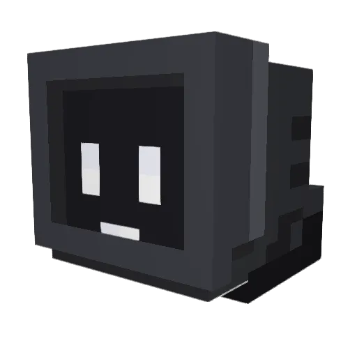 mega416 Minecraft avatar head, 3D render