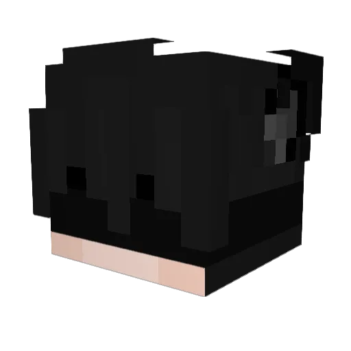 megaGgaminn Minecraft avatar head, 3D render