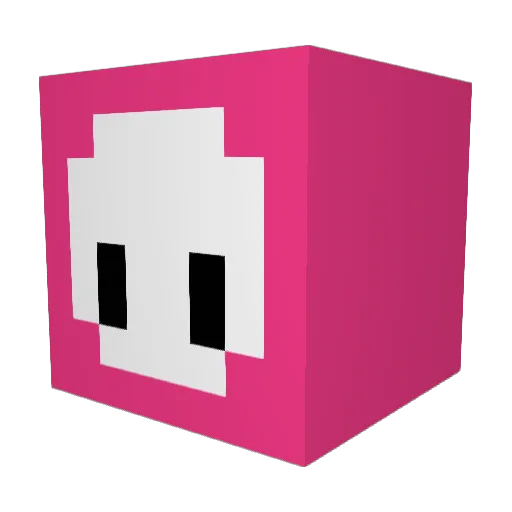 megaYUN Minecraft avatar head, 3D render